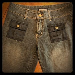 Vintage Bubble Gum Black Jeans